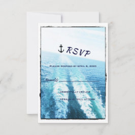 ©Reise von Liebe/Kreuzfahrtschiff/Hochzeit in Urla RSVP Karte