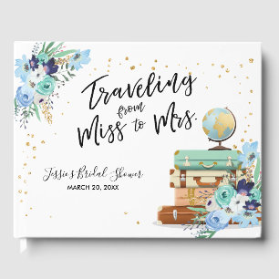 Reise von Miss zu Mrs. Brautparty Adventure Gästebuch