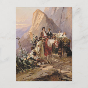 Reise von Paris nach Cadiz, 1846 Postkarte