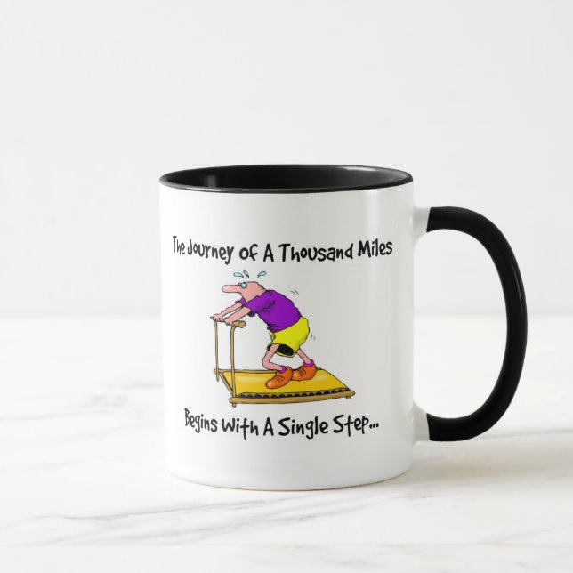 Reise von tausend Meilen - Beweggrund Tasse (Rechts)