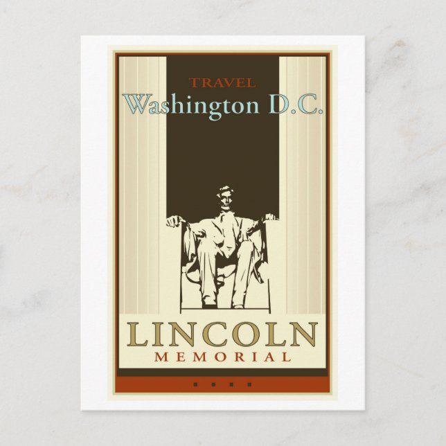 Reise-Washington DC Postkarte (Vorderseite)