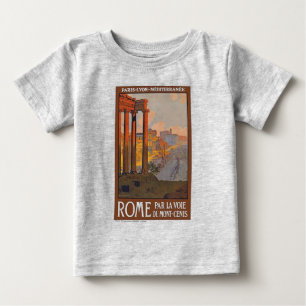 Reise-Werbeplakat Antikes Rom Baby T-shirt