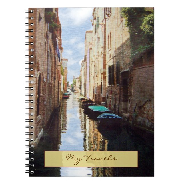 Reise-Zeitschriften-Notizbuch Venedigs Italien Notizblock (Vorderseite)