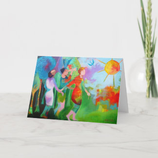 Reise zu Grußkarten der Schwesternschaft Karte