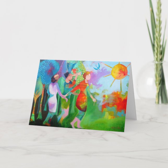 Reise zu Grußkarten der Schwesternschaft Karte (Vorderseite)