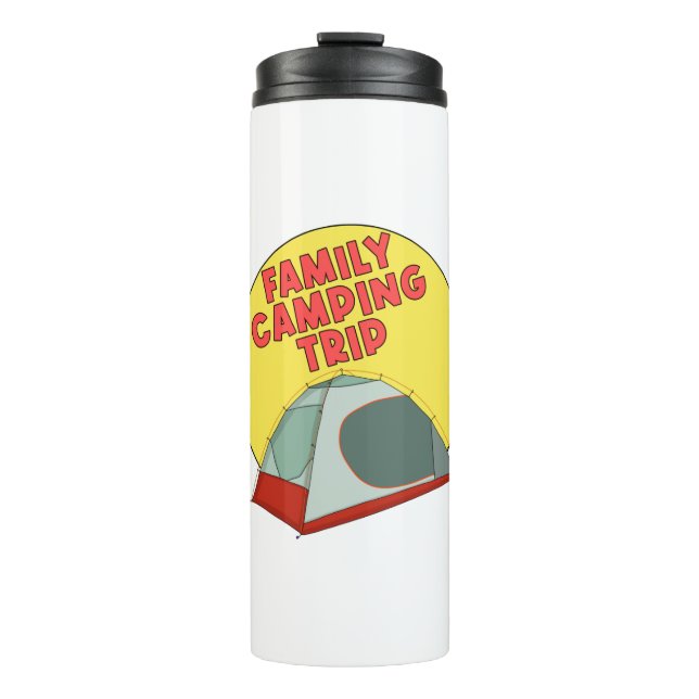 Reise zum Camping Thermosbecher (Vorderseite)