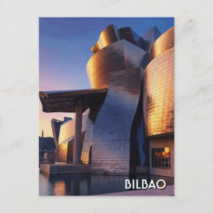 Reise zum Guggenheim-Museum Bilbao Postkarte