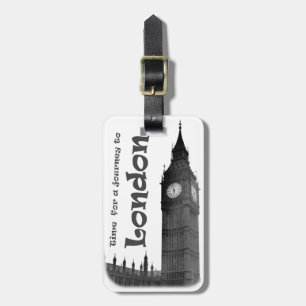 Reise zum London Luggage Tag Gepäckanhänger