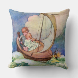Reise zum Märchenland Vintag Kissen