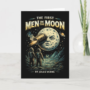 Reise zum Mond Feiertagskarte