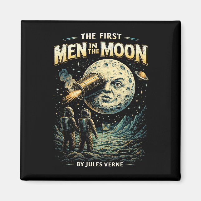 Reise zum Mond Magnet (Vorne)