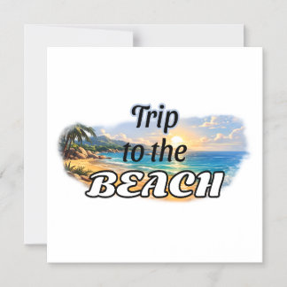 Reise zum Strand Tropisches Sonnenuntergangs-Escap Magneteinladung