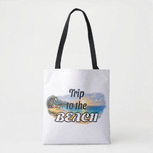 Reise zum Strand Tropisches Sonnenuntergangs-Escap Tasche