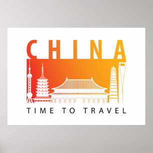 Reise zur China Poster