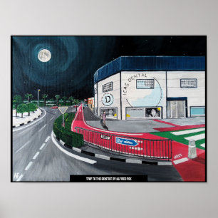 Reise zur Zahnzeichnung durch Alfred Fox Poster