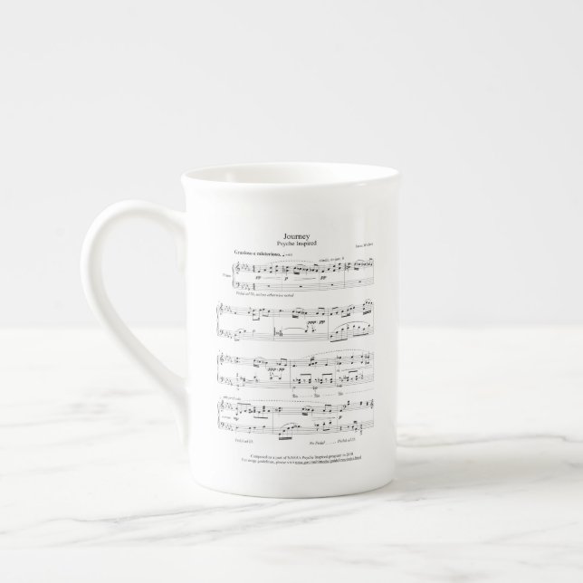 Reise-Zusammensetzungs-Tasse Prozellantasse (Links)
