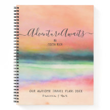 Reiseabenteuer Couple Pink Watercolor Custom