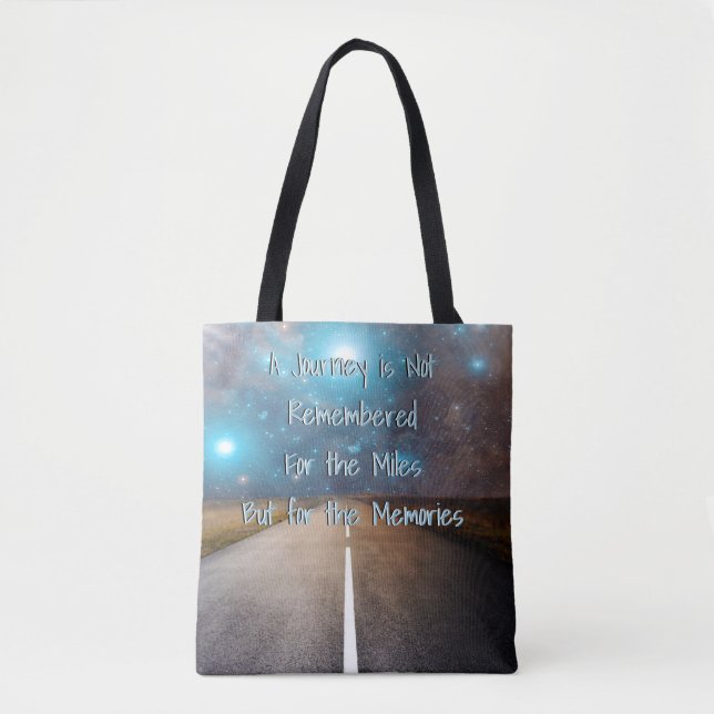 Reiseabenteuer Reise Zitat Road Ausflug Highway Tasche (Vorderseite)