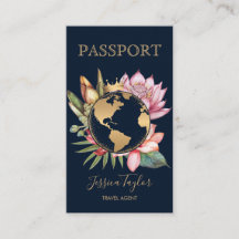 Reiseagentur World Map Boarding Pass