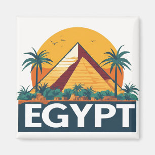 Reiseandenken der Familie Ägypten für gemeinsame E Magnet