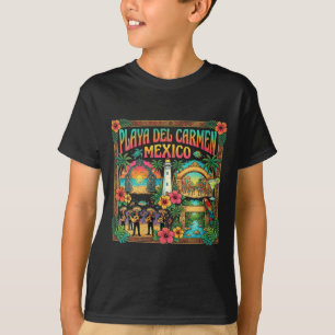 Reiseandenken für Frauen Playa Del Carmen Mexiko T-Shirt