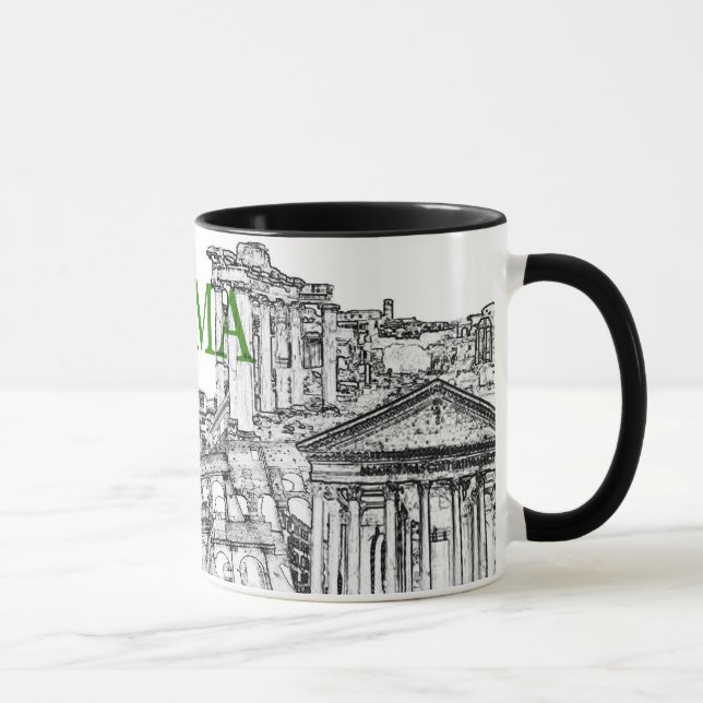 Reiseandenken für Kaffee - Tasse für Reisen (Rechts)