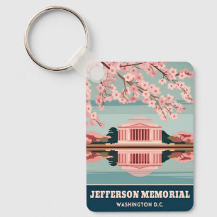 Reiseandenken Jefferson Memorial Washington DC Schlüsselanhänger