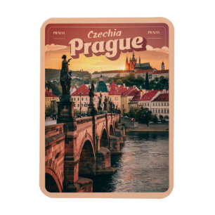 Reiseandenken Prag Tschechien Geschenke, Brücke Magnet