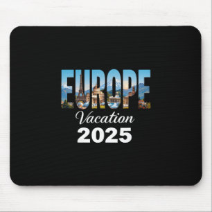 Reiseandenken Sommer Reise Familie Europa 2025 Url Mousepad