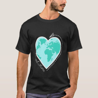 Reiseangebot Mehr Weltkarte Abenteuer Vacat T-Shirt