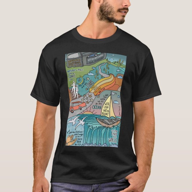 Reiseatmosphäre T-Shirt (Vorderseite)