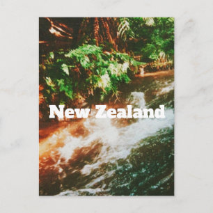 Reiseaufdruck Neuseeland  Postkarte