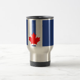 Reisebecher mit Flagge von Toronto, Kanada