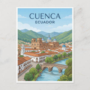 Reisebildkarte Cuenca Ecuador Postkarte