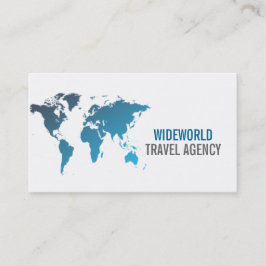 Reisebüro, Agent, Urlaubsreisekarte Visitenkarte