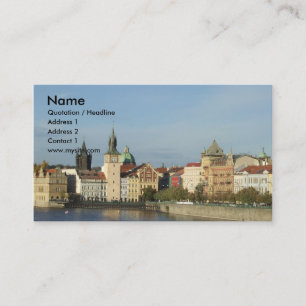 Reisebüro Visitenkarte Europa