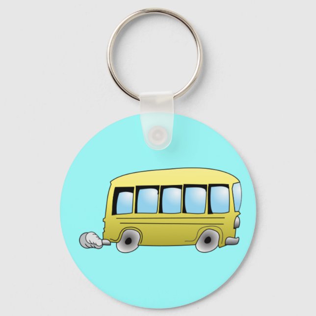 Reisebus Schlüsselanhänger (Vorderseite)