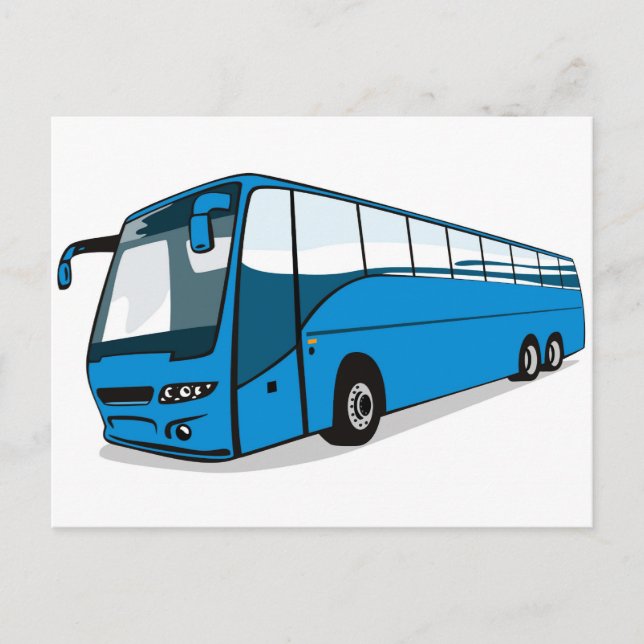 Reisebusverkehr Postkarte (Vorderseite)