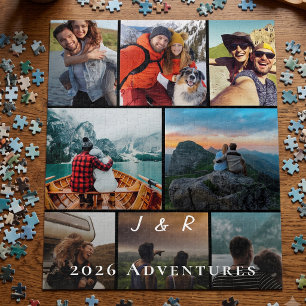 Reiseerinnerungen für Paare in Fotocollage