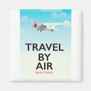 Reiseflug Reiseplakat Magnet