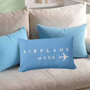 Reiseflugzeugmodus Minimalistischer moderner Luftv Lendenkissen