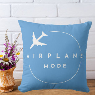 Reiseflugzeugmodus minimalistisches modernes Luftf Kissen