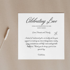 Reisefonds Anfrage Qr Code Honeymoon Fund Begleitkarte