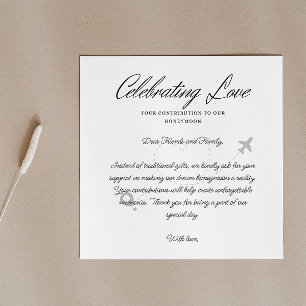 Reisefonds Anfrage Qr Code Honeymoon Fund Begleitkarte