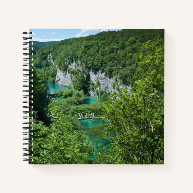 Reisefotografie Kroatien Bergsee Landschaft Notizbuch (Vorderseite)