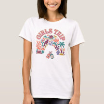 Reisefreudige Mädchen-Reise-Grafik-T-Shirt