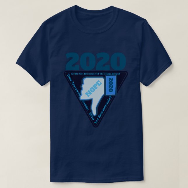 Reiseführer für Zeitreisen bis 2020 T-Shirt (Design vorne)