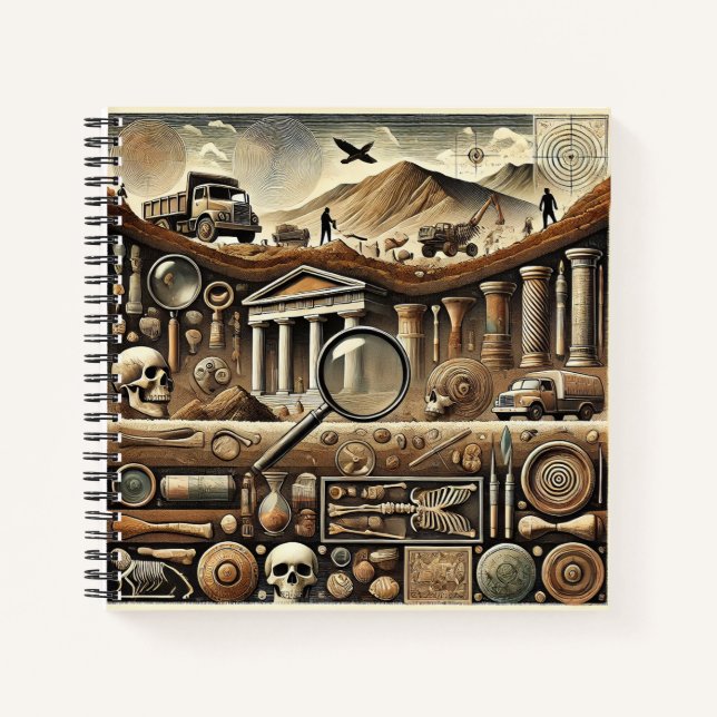 Reiseführer zur Vorgeschichte Notizbuch (Vorderseite)