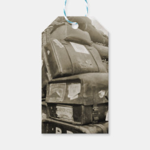 Reisegepäck Fuhrmann Wagen Koffer aus den 1890er J Geschenkanhänger