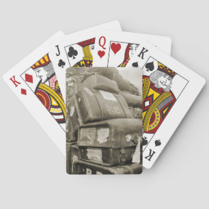 Reisegepäck Fuhrmann Wagen Koffer aus den 1890er J Spielkarten